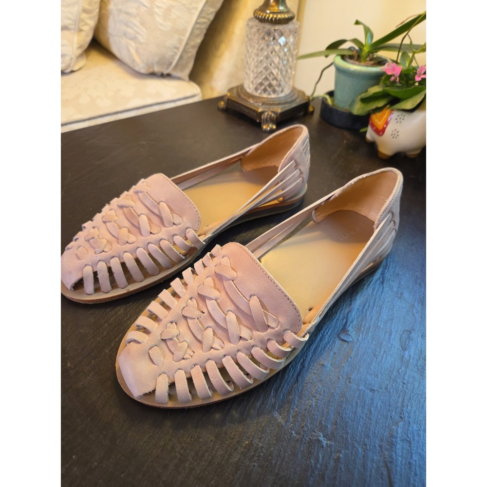 Nisolo Wmns Desert Rose Leather Huarache Strappy Flat Sandal Size 10 M NEW! $138 - Picture 2 of 14